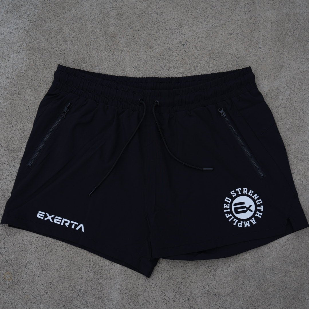 Exerta QuadFlex Shorts - Black