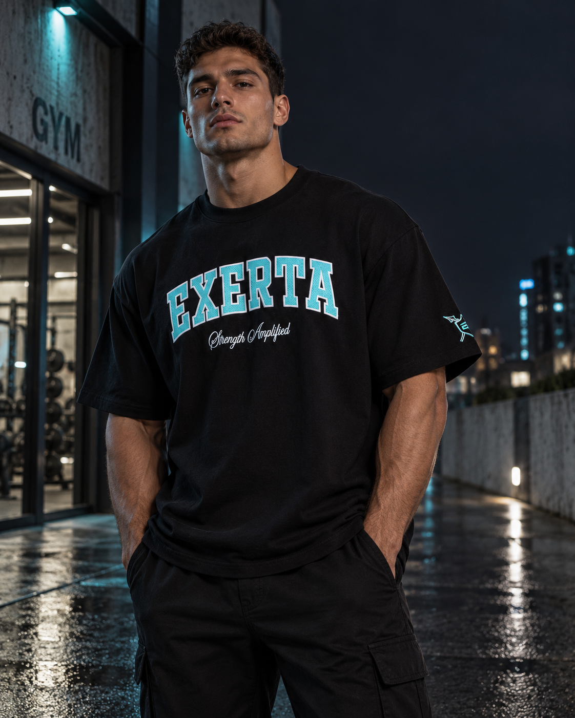 Exerta Everyday Tee - Turquoise